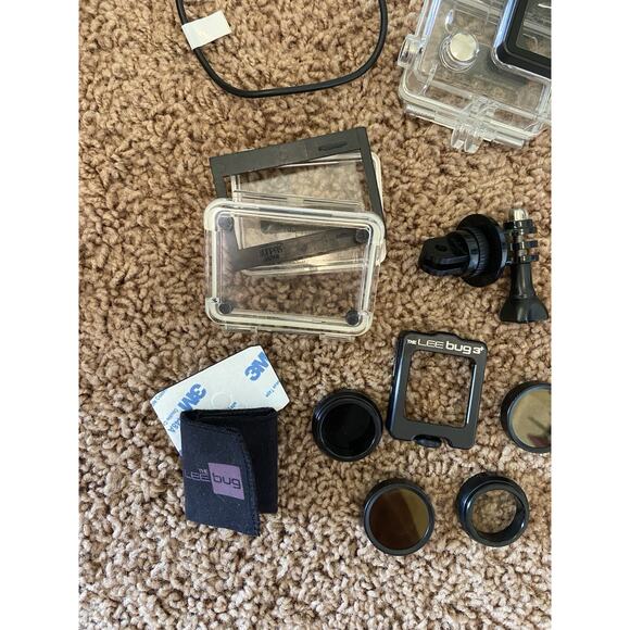 GoPro Go Pro Hero 3+ & SJCAM SJ14000 Camera Bundle & Accessories Mount Cases - Picture 16 of 16